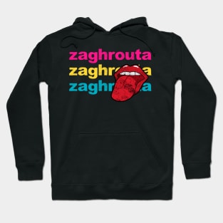 Zaghrouta Ululation Meme Trendy Gift Tongue Trill Hoodie